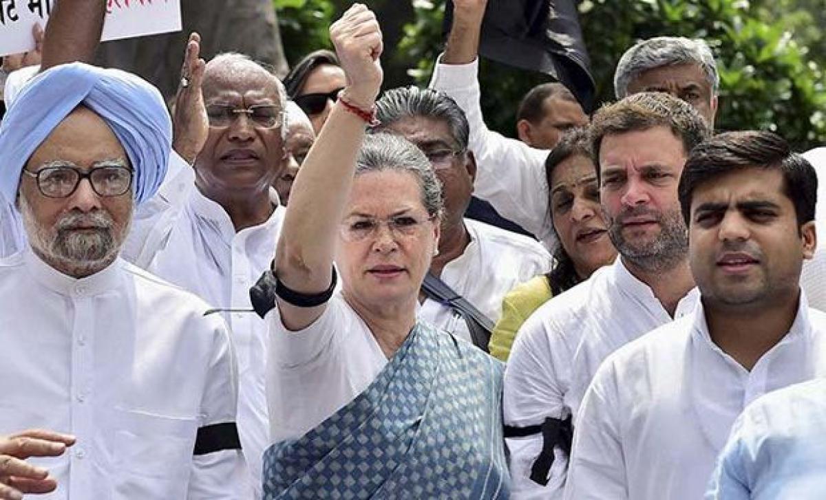 2015: National Herald case haunted Congress, Bihar show a consolation